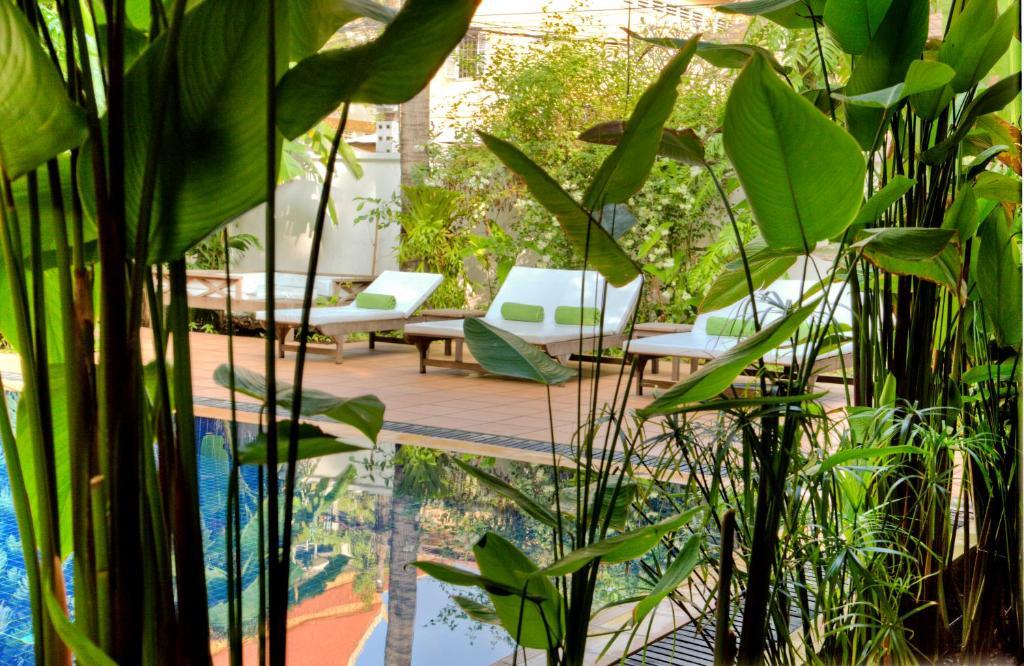 Villa Langka Hotel & Restaurant Phnom Penh Rom bilde